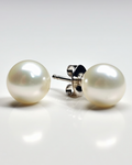 PEARL STUD SILVER