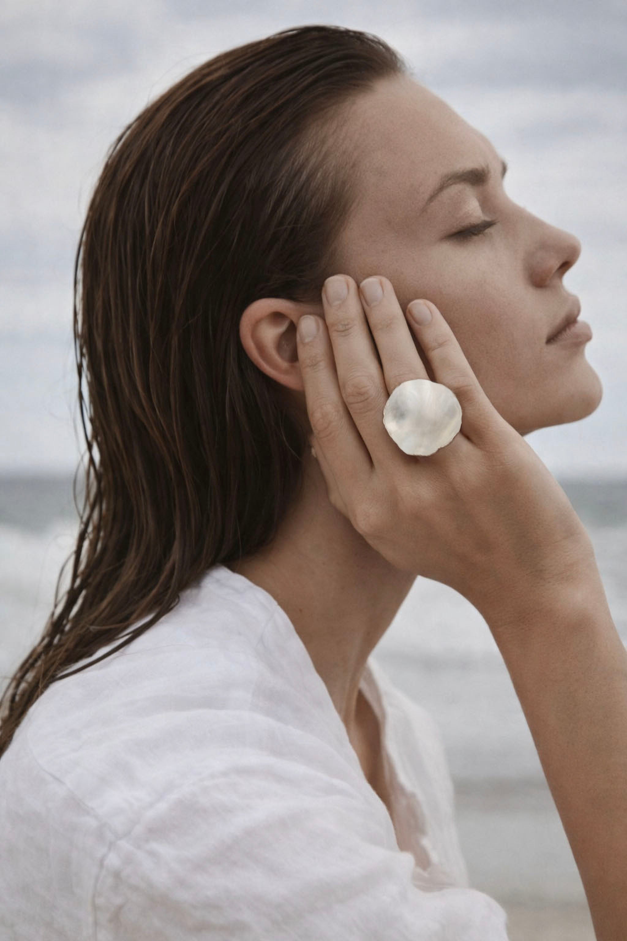 Oyster Ring Silver
