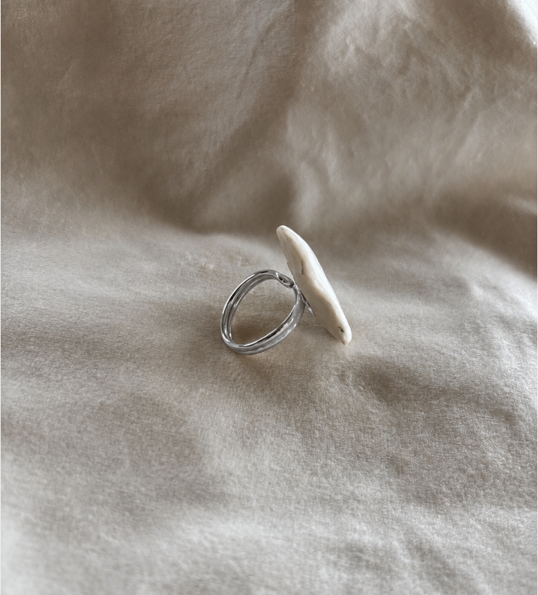 Oyster Ring Silver